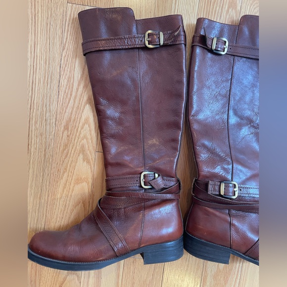 Miz Mooz Rich Brown Leather Women's Boots - Picture 1 of 10